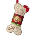 thumbnail image 1 of Bucilla Felt Stocking Applique Kit 18" Long-Doggy Treat, 1 of 7