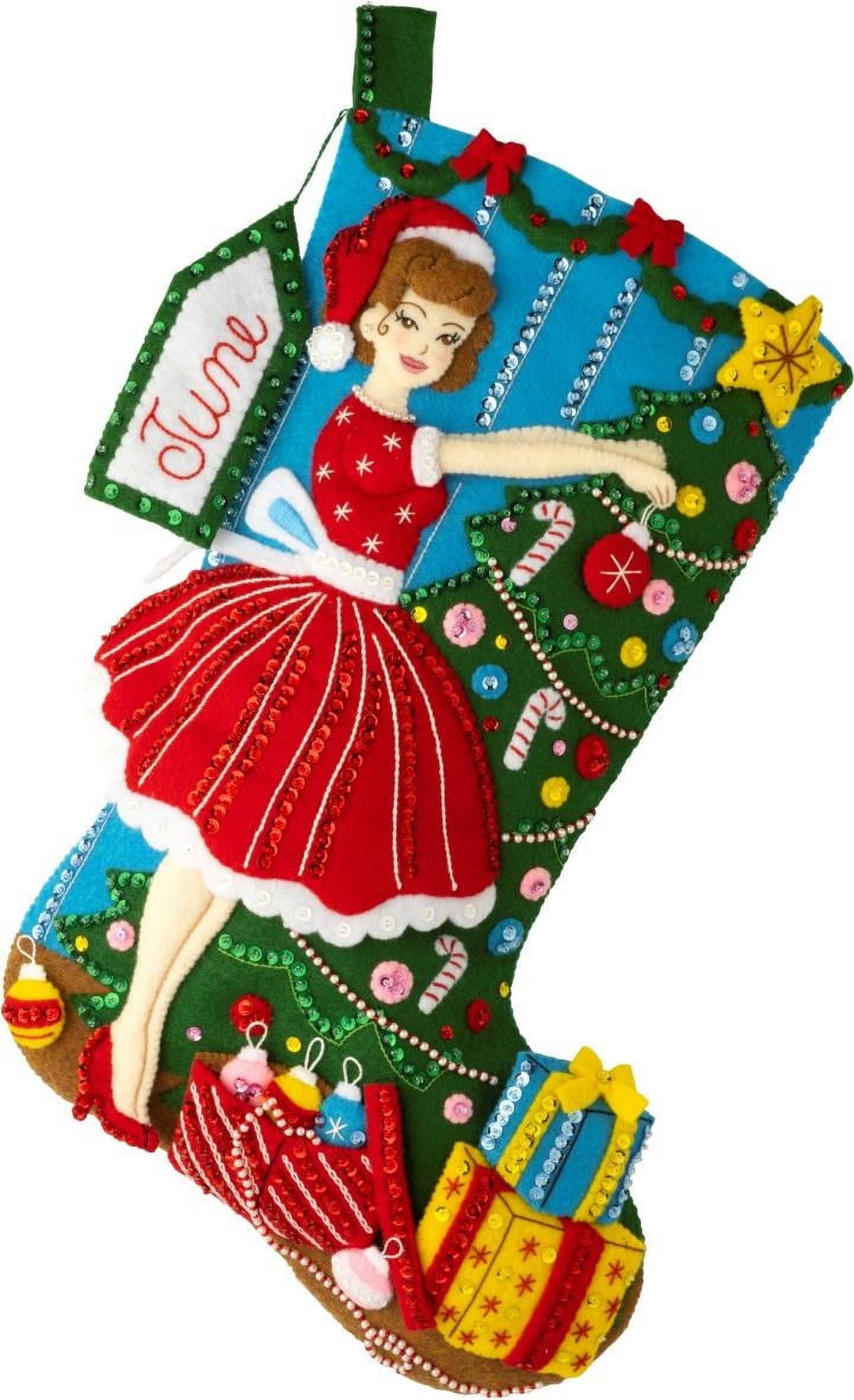 Bucilla® Vintage Lady Stocking Kit