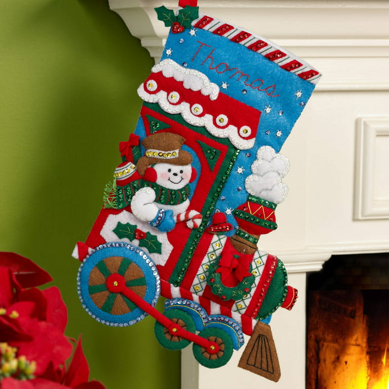 Shop Plaid Bucilla ® Seasonal - Felt - Stocking Kits - Guess Who - 89614E -  89614E