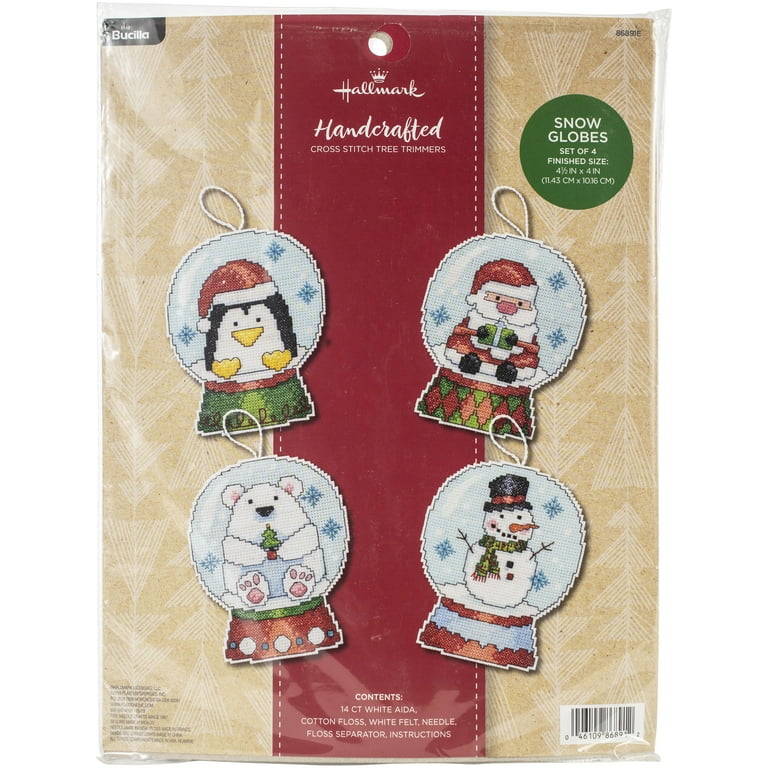 Bucilla® Classic Christmas Ornaments Counted Cross Stitch Kit