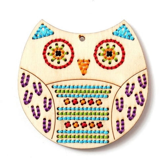 Bucilla Handmade Stitchable Charlotte Wood Owl Kit, 1 Each