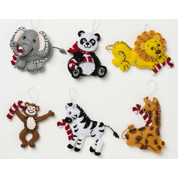 Bucilla® Jungle Santa Ornament Kit