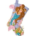 thumbnail image 1 of Mystical Mermaid Bucilla Felt Stocking Kit, 1 of 1