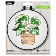 Bucilla Potted Beauty 6 x 6 in Stamped Embroidery Kit