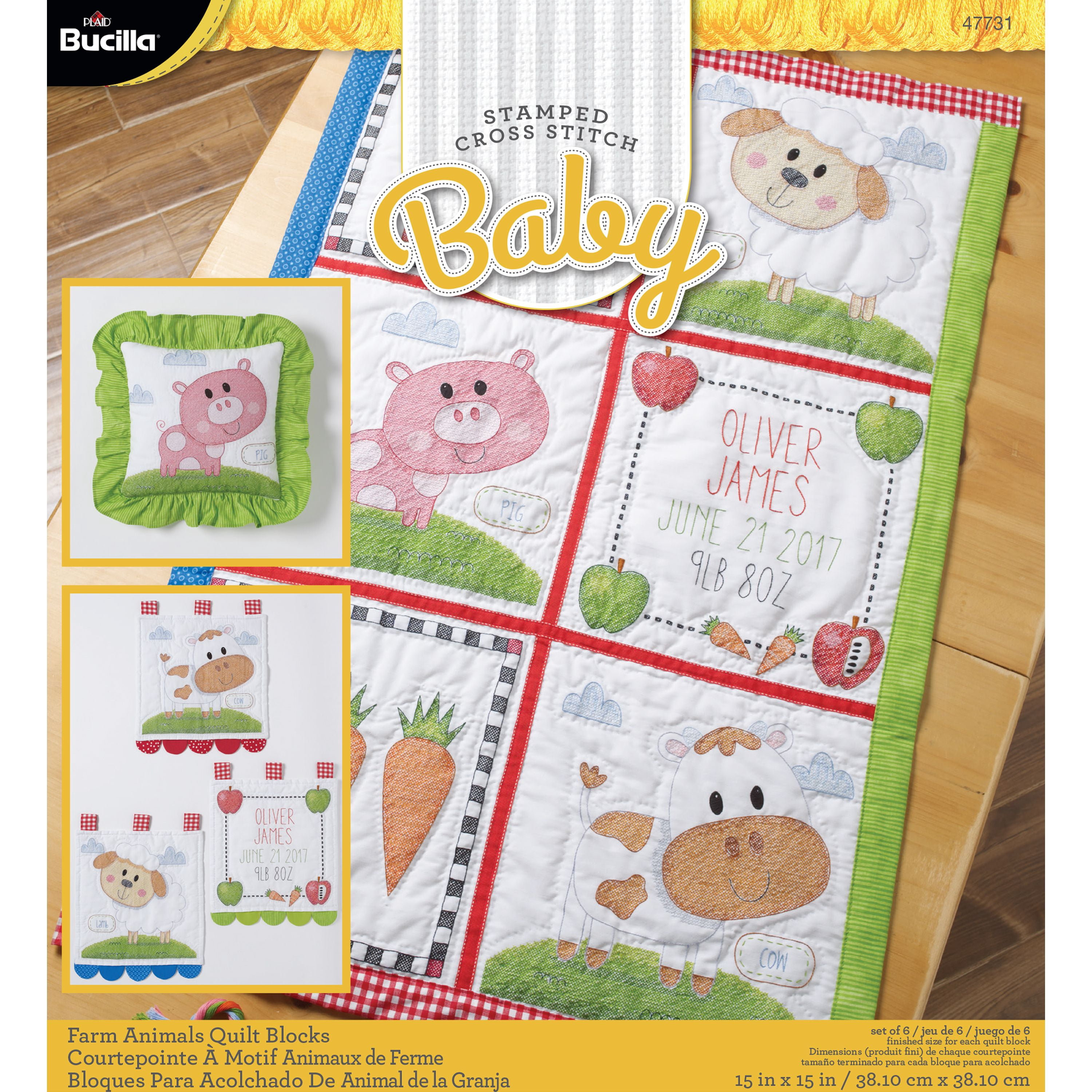 Kit Complet Point De Croix Compté Mes Premières Chaussures - Kit à Broder - Broderie Alsacienne