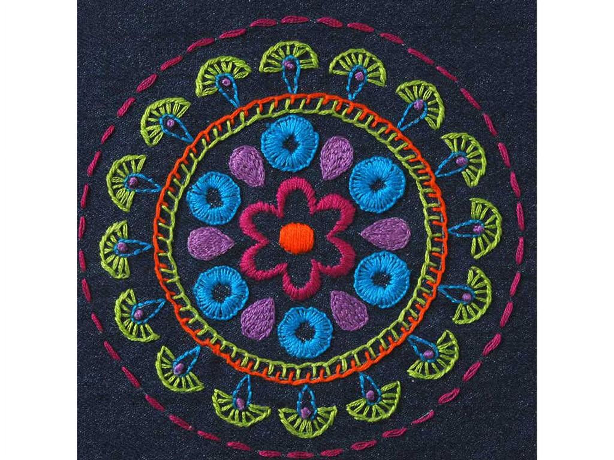 Bucilla Stamped Embroidery Kit Tribal Medallion