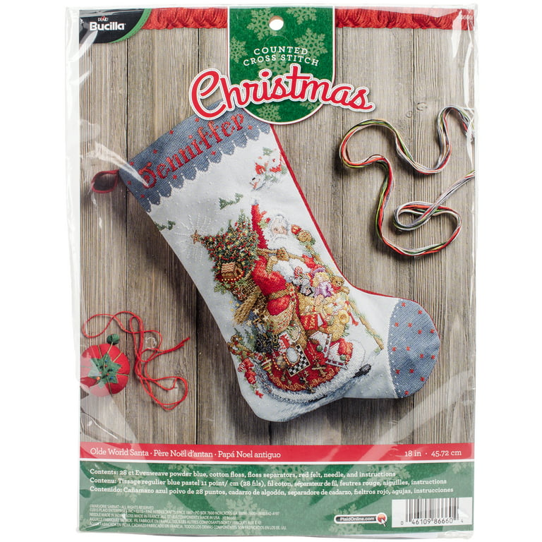 60s Bucilla Handmade 17 Felt Christmas Stocking on eBid United States