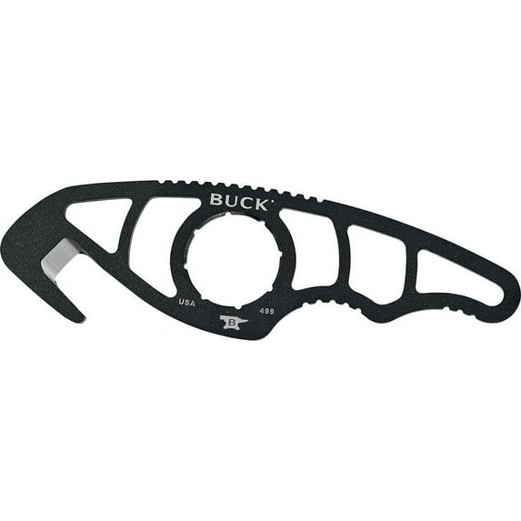 Buck BU499BKG2 PakLite Black Guthook 4.75" Overall Skeletonized Handle