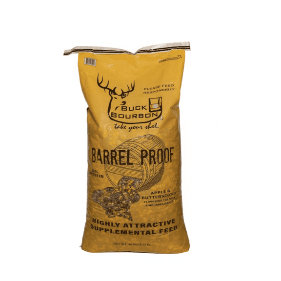 Buck Bourbon Barrel Proof Apple Butterscotch Deer Supplement, 40 lb. Bag