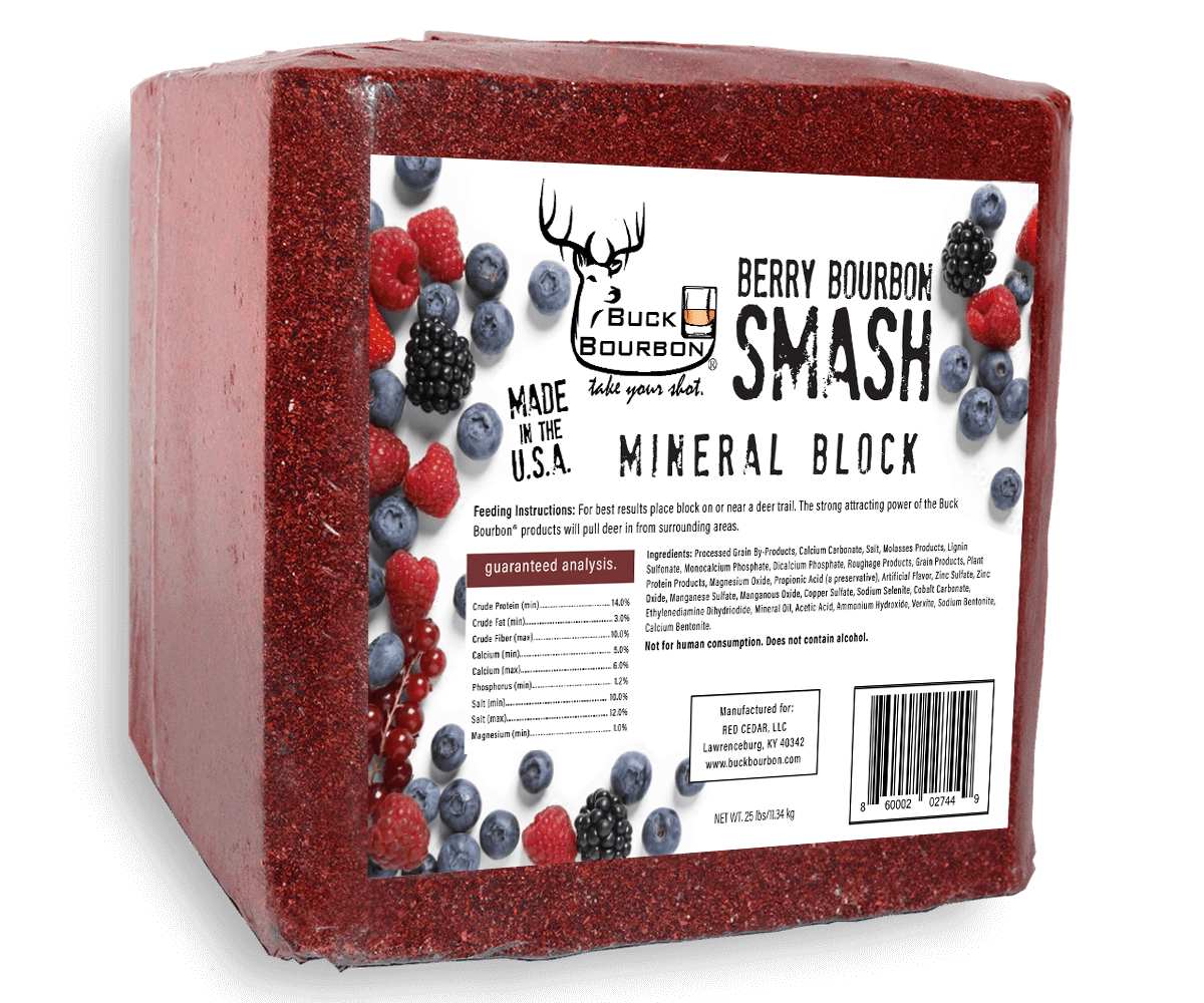 Buck Bourbon Berry Smash Deer Block Attractant, 20lb