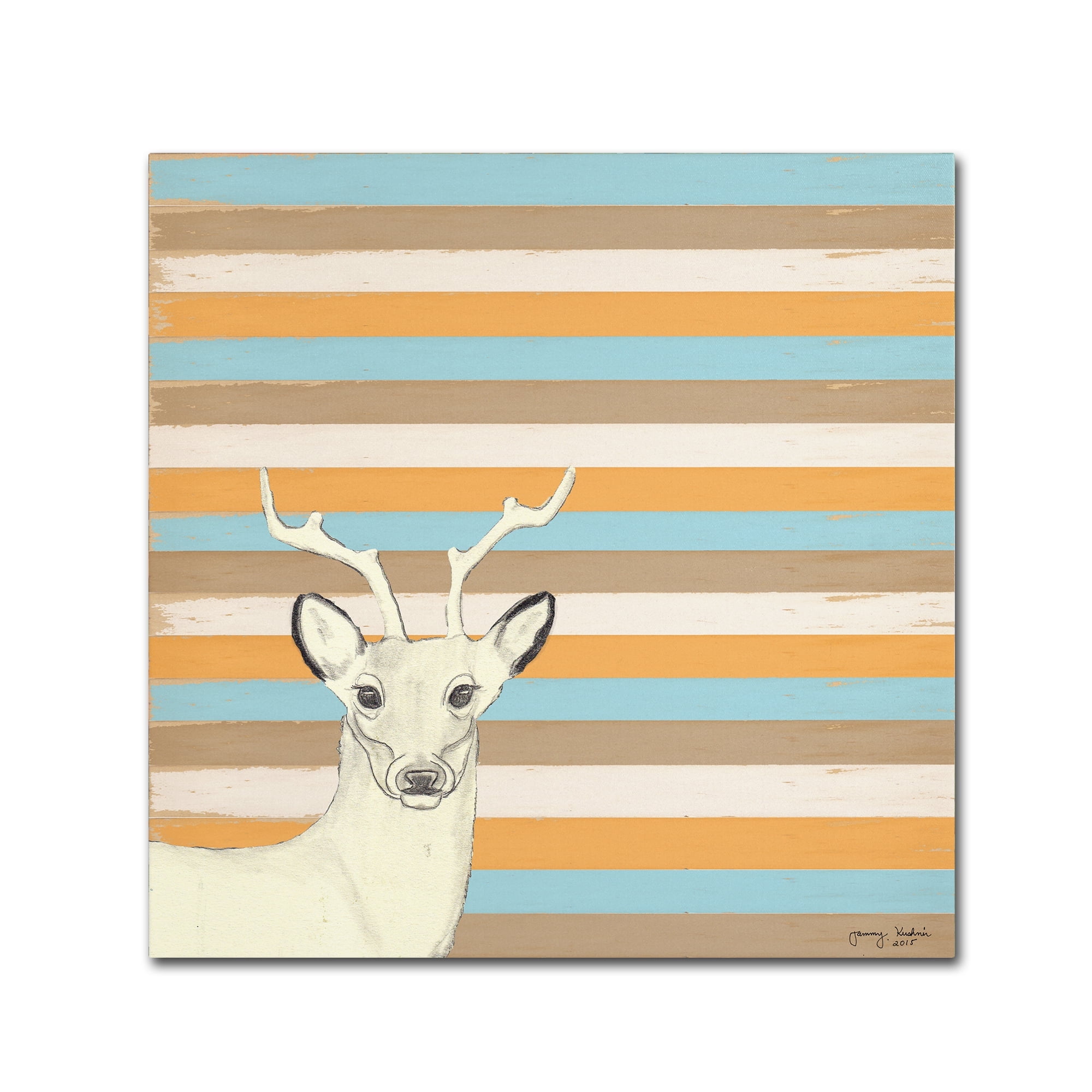 Buck' Canvas Art by Tammy Kushnir