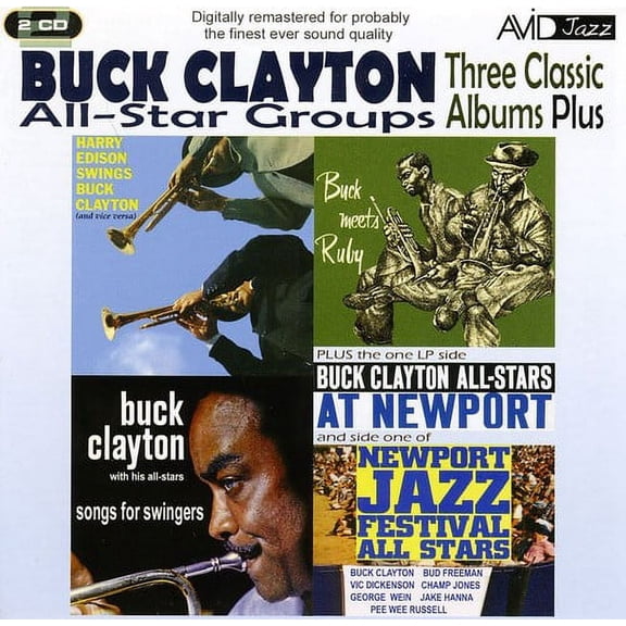 Buck Clayton - 3 LPs - Songs For Swingers/Buck Meets Ruby/Harry Edison Swings Buck Clayton - Music & Performance - CD
