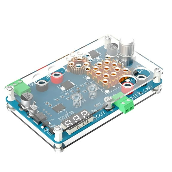 Buck Converter DC 5-32V to 5-45V 3A Adjustable Step Down Module with Voltage Display and Touching Sensor Switch