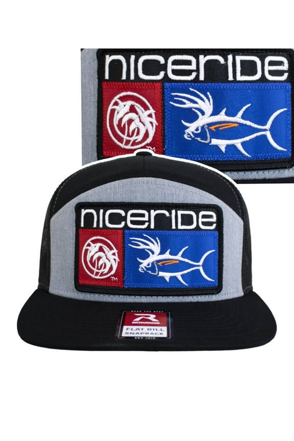 "Buck-Eye Combo Patch" 7 Panel Trucker Hat For Men And Women