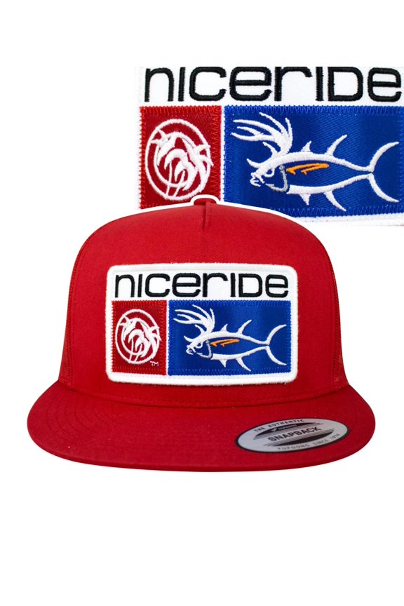 "Buck-Eye Combo Patch" Unisex Snapback Trucker Hat