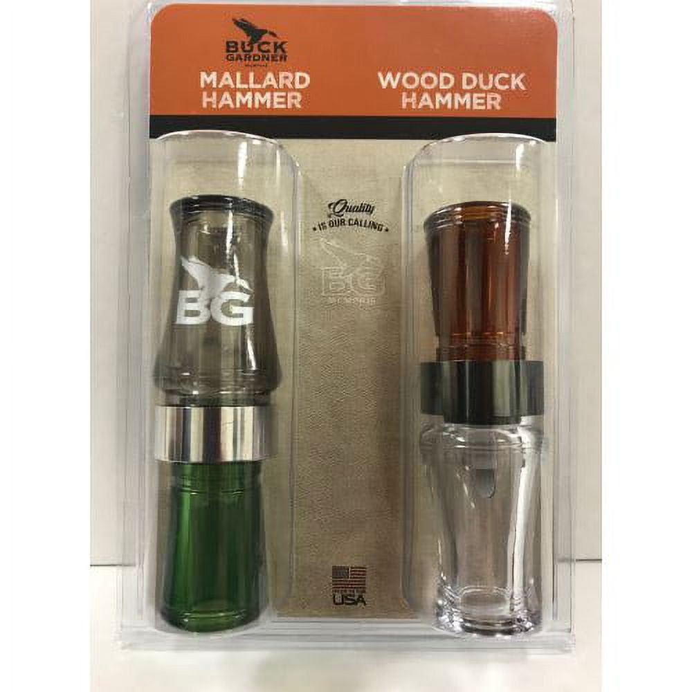 Buck Gardern Mallard Hammer + Wood Duck Call