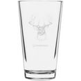 thumbnail image 1 of Buck Groomsman Wedding Buck Etched 16oz Libbey Pint Glass, 1 of 1