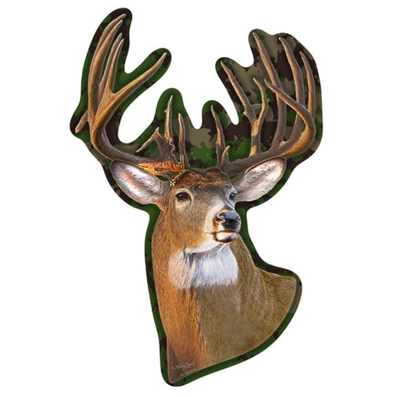 Buck Head Novelty Sign | Indoor/Outdoor | Funny Home Décor for Garages, Living Rooms, Bedroom, Offices | SignMission personalized gift Wall Plaque Decoration