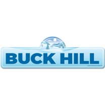 Buck Hill Street Sign | Indoor/Outdoor | Skiing Skier Snowboarder Décor for Ski Lodge Cabin Mountian House | SignMission personalized gift