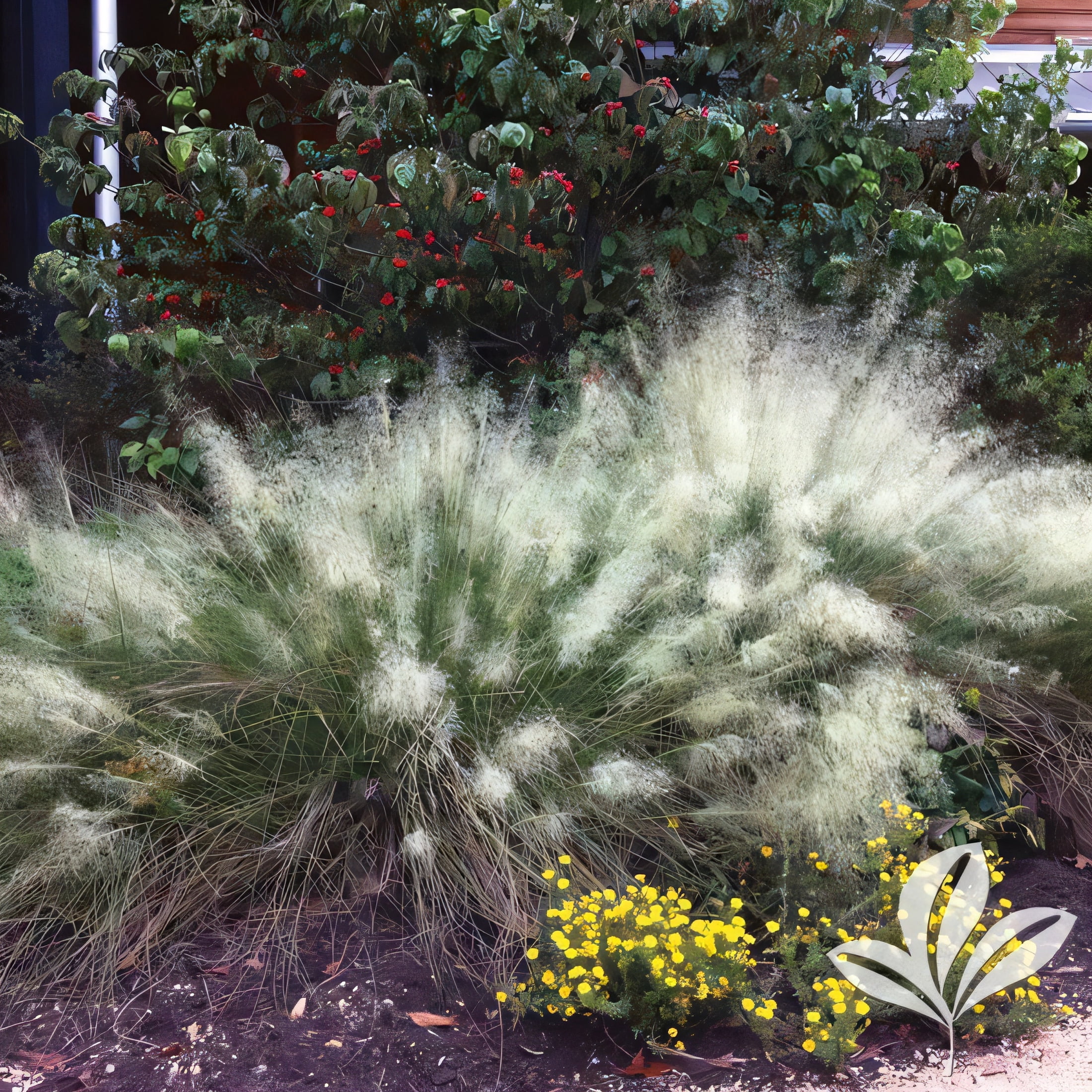 Buck Jones Nursery - Muhlenbergia Capillaris 'White Cloud' 3g - Walmart.com
