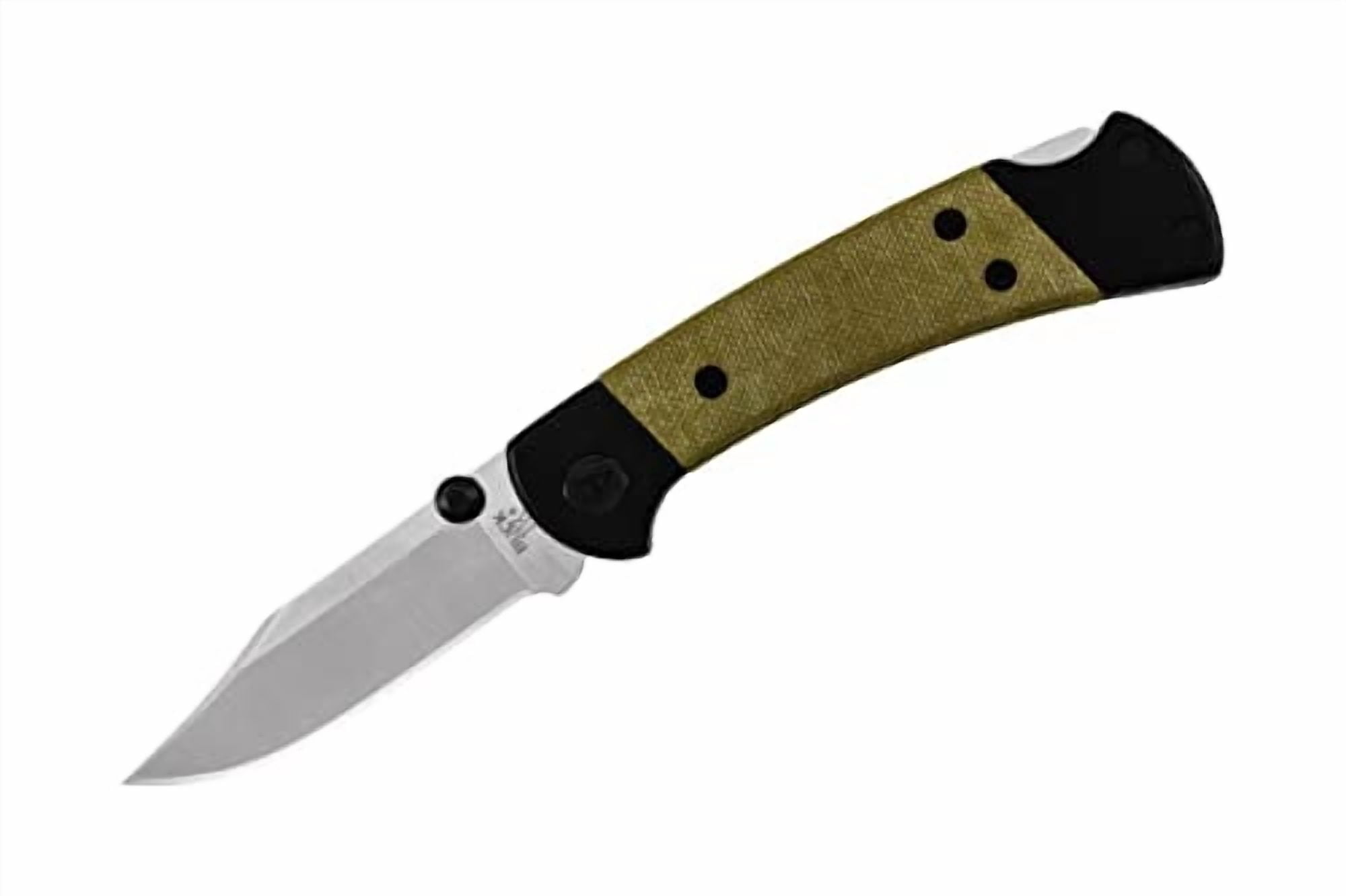 Buck Knives 112 Ranger Sport Folding EDC Knife, 3” Pocket Knife Blade, Black, 3.9 oz