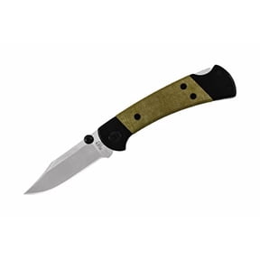Buck Knives 112 Ranger Sport Folding EDC Knife, 3 Pocket Knife Blade, Black, 3.9 oz