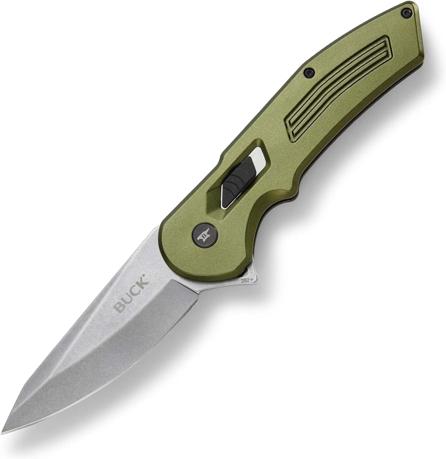 Buck Knives 262 Hexam Assist Folding EDC Knife, 3.35” Pocket Knife Blade, O.D. Green, 5.26 oz