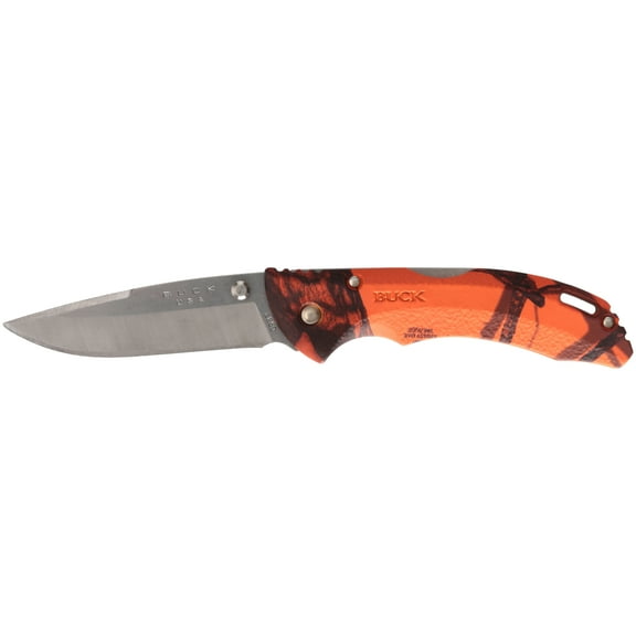 Buck Knives 285 Bantam, Mossy Oak Blaze Orange, Clam