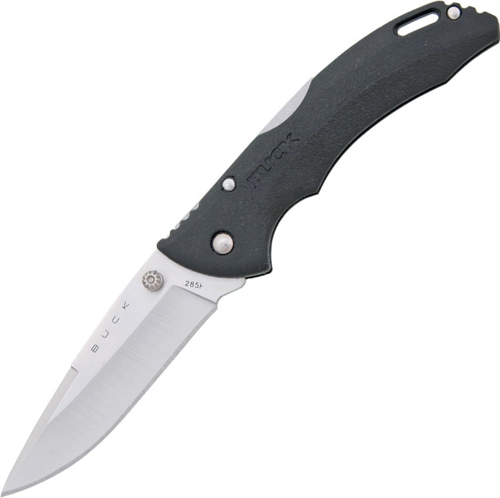 Buck Knives 285 Bantam BLW Folding EDC Knife, 3-1/8” Pocket Knife Blade, Black, 2.4 oz