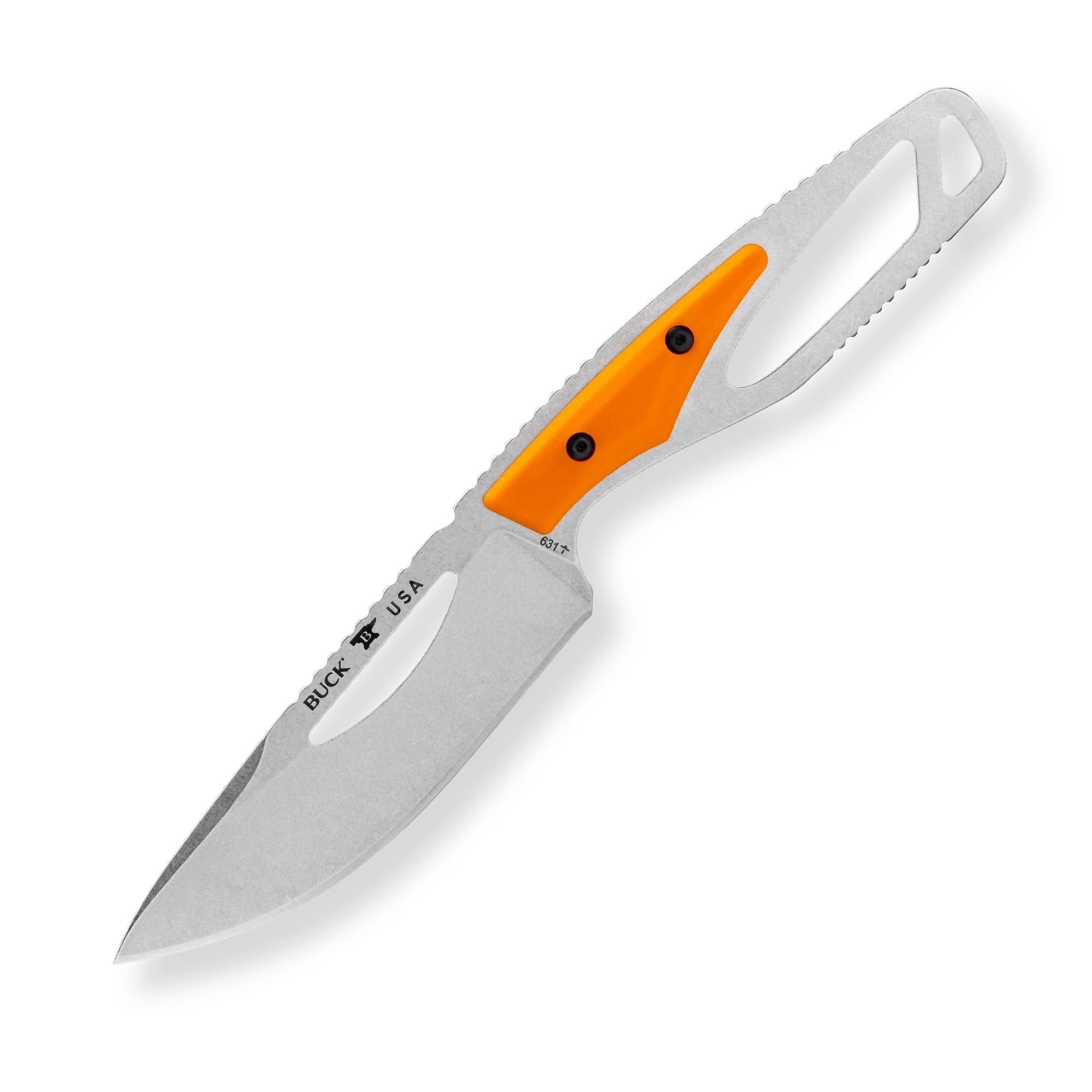 Buck Knives 631 Paklite Field Select Fixed Blade Hunting Knife, 4" 420HC Steel Blade, Fiberglass Handle, with Sheath