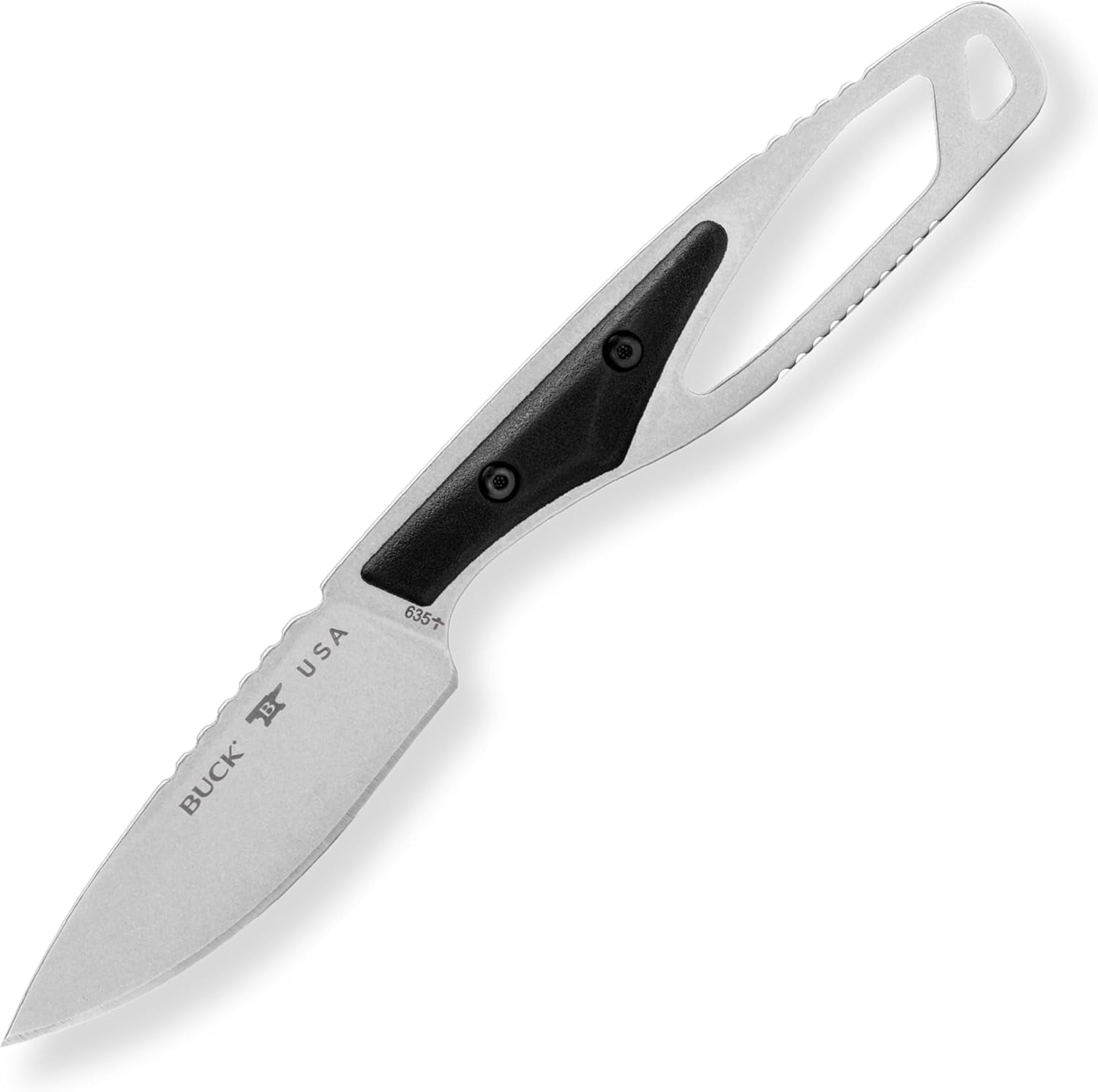 Buck Knives 635 PakLite Cape Hunting Knife, 2-3/4" Fixed Blade, Nylon Handle, 1.59 oz