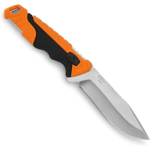 Buck Knives 658 Pursuit Pro Small Fixed Blade Hunting Knife, 3-3/4" S35VN Stainless Steel Blade, Polyester Sheath Included