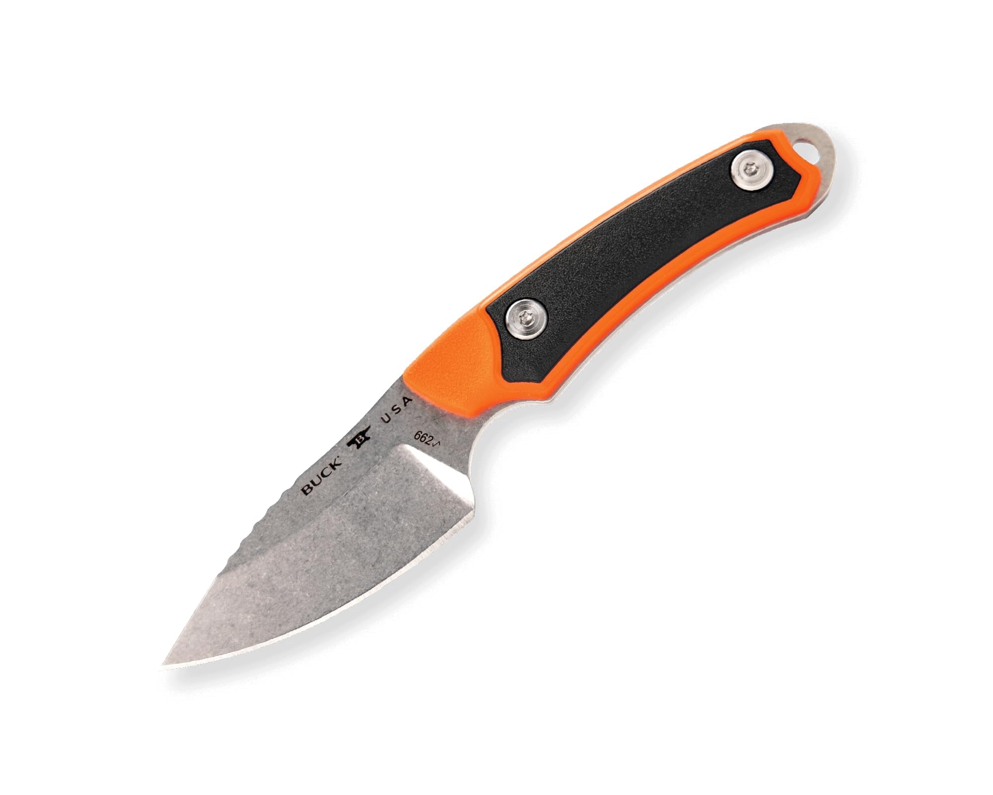 Buck Knives 662 Alpha Scout Select Fixed Blade Hunting Knife with 420HC Steel, Orange