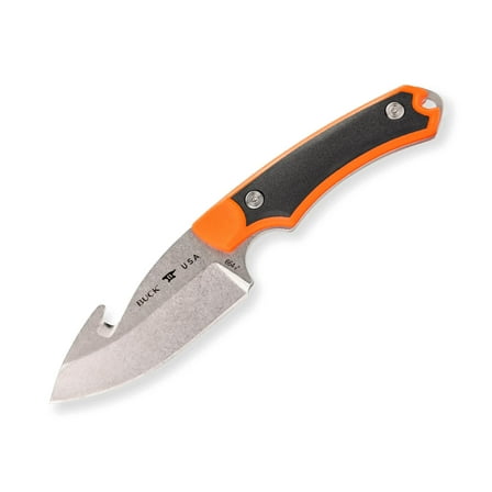 Buck Knives 664 Alpha Hunter Select Fixed Blade Hunting Knife with Guthook, Orange
