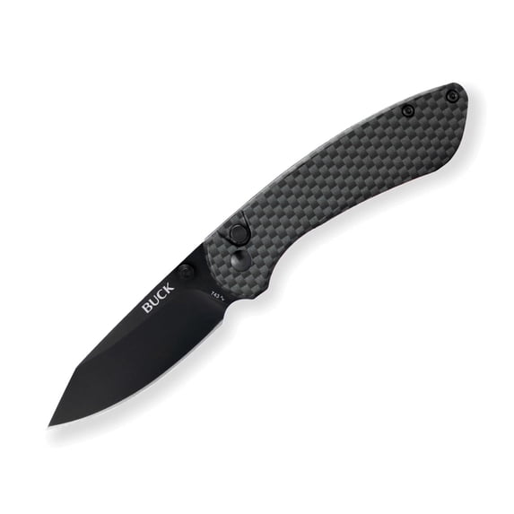 Buck Knives 743 Mini Sovereign Folding EDC Knife, 2-5/8” Pocket Knife Blade, Carbon Fiber, 3.15 oz