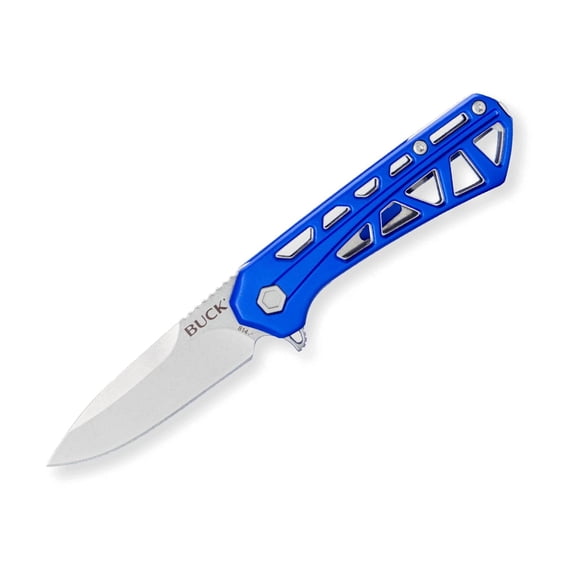 Buck Knives 814 Mini Trace Pocket Knife, Blue
