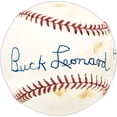 thumbnail image 1 of Buck Leonard Autographed Official NL Baseball Negro Leagues "HOF 1972" JSA #AA59972, 1 of 1