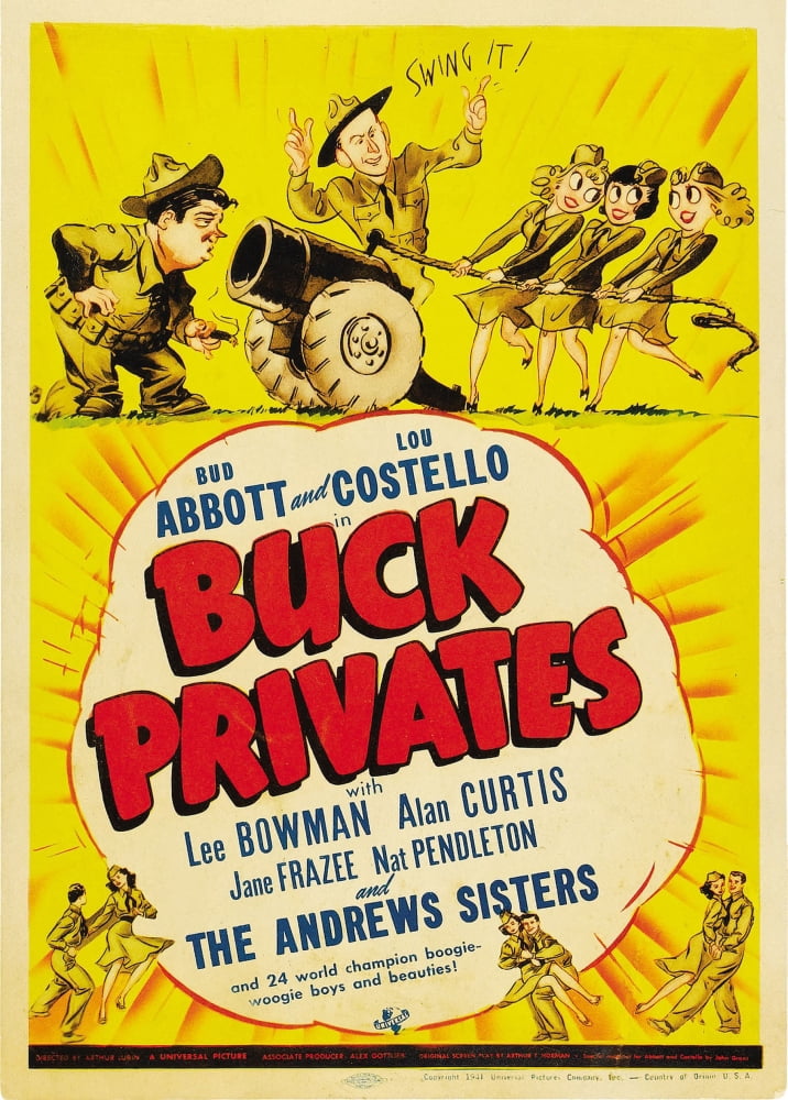 Buck Privates Canvas Art - (11 x 17)