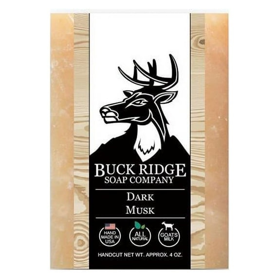 Buck Ridge Soap NSW-GMAM-DM-12 Dark Musk Mens Handmade Soap