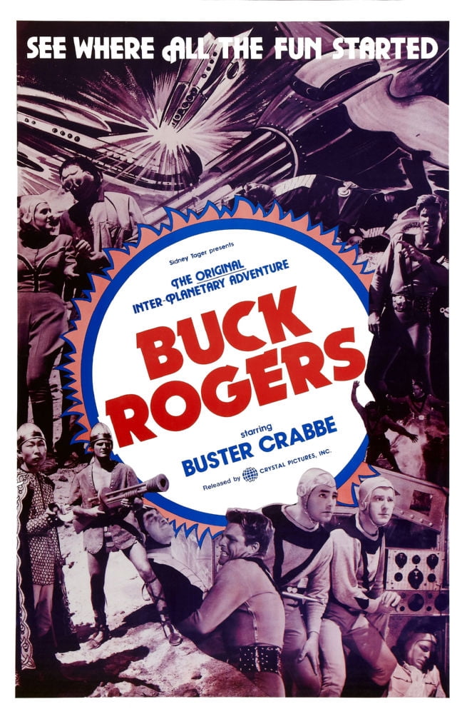 Buck Rogers Movie Poster buster crabbe (61cm x 91cm) 16