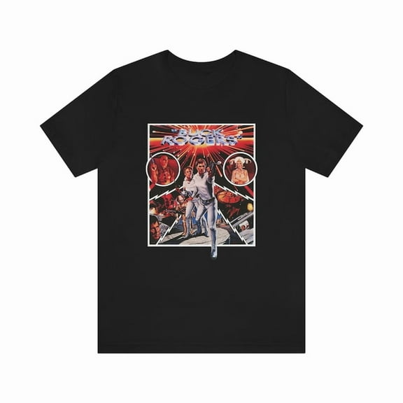 Buck Rogers in the 25th Century T-shirt Television TV Poster Graphic Short Sleeve Tee