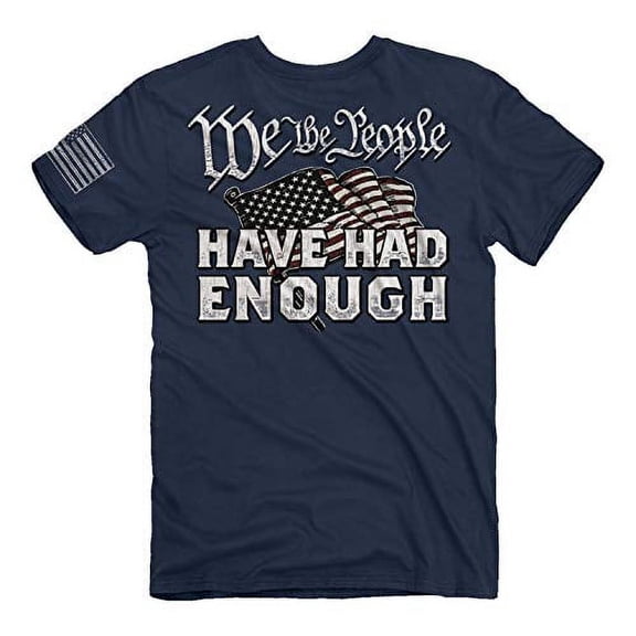 Buck Wear 2164-XL-Navy: Enough, XL, Navy T-Shirt