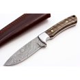 thumbnail image 1 of Buck n Bear Custom Handmade Fixed Blade Damascus Drop Point Utility Hunter Knife, 1 of 3