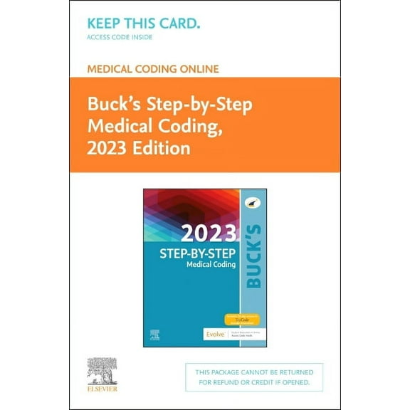 Buck's Medical Coding Online for Step-by-Step Medical Coding, 2023 Edition Access Card