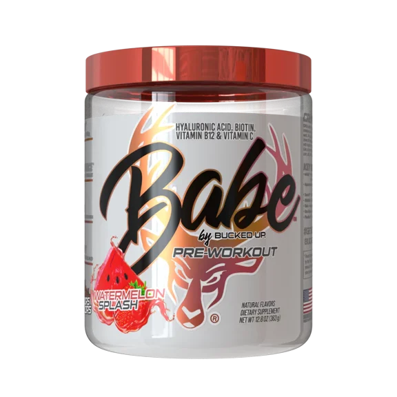 Bucked Up Babe Pre-Workout Powder, Watermelon Splash, 30 Servings