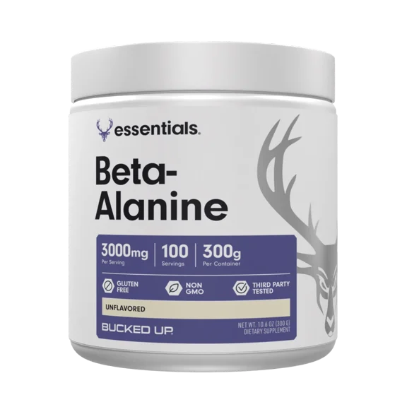 Bucked Up Beta Alanine 3000mg Powder, Non-GMO, Gluten-Free, Unflavored (100 Servings)