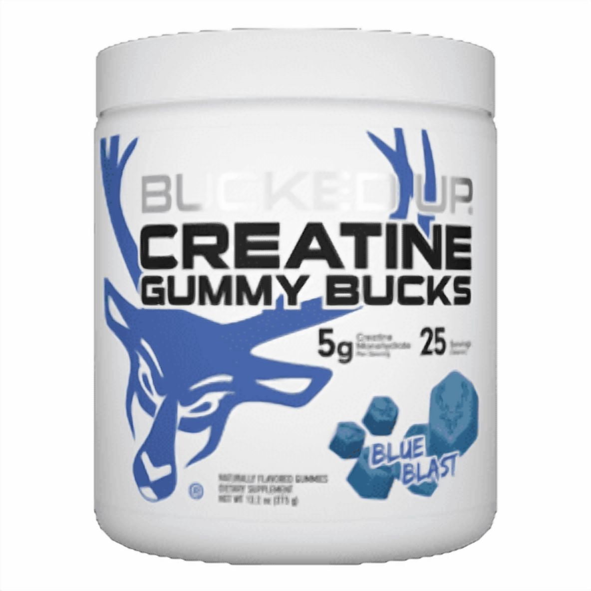 Bucked Up Creatine Gummies - Blue Blast 25serv