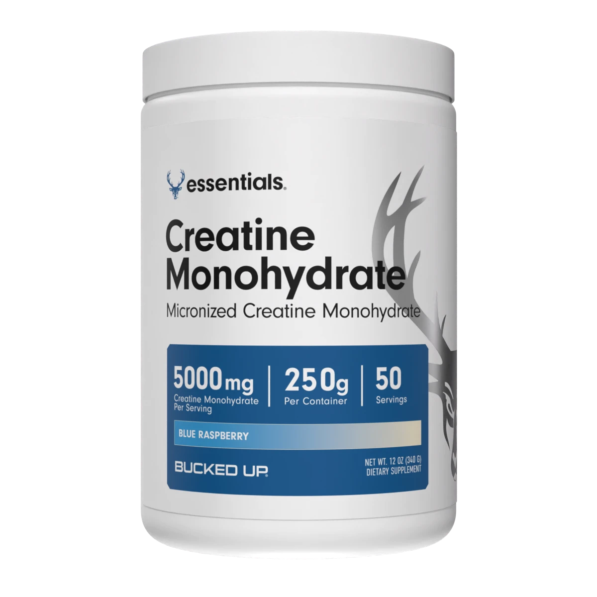Bucked Up - Creatine Monohydrate [Blue Raspberry] [50 serv] - Walmart.com