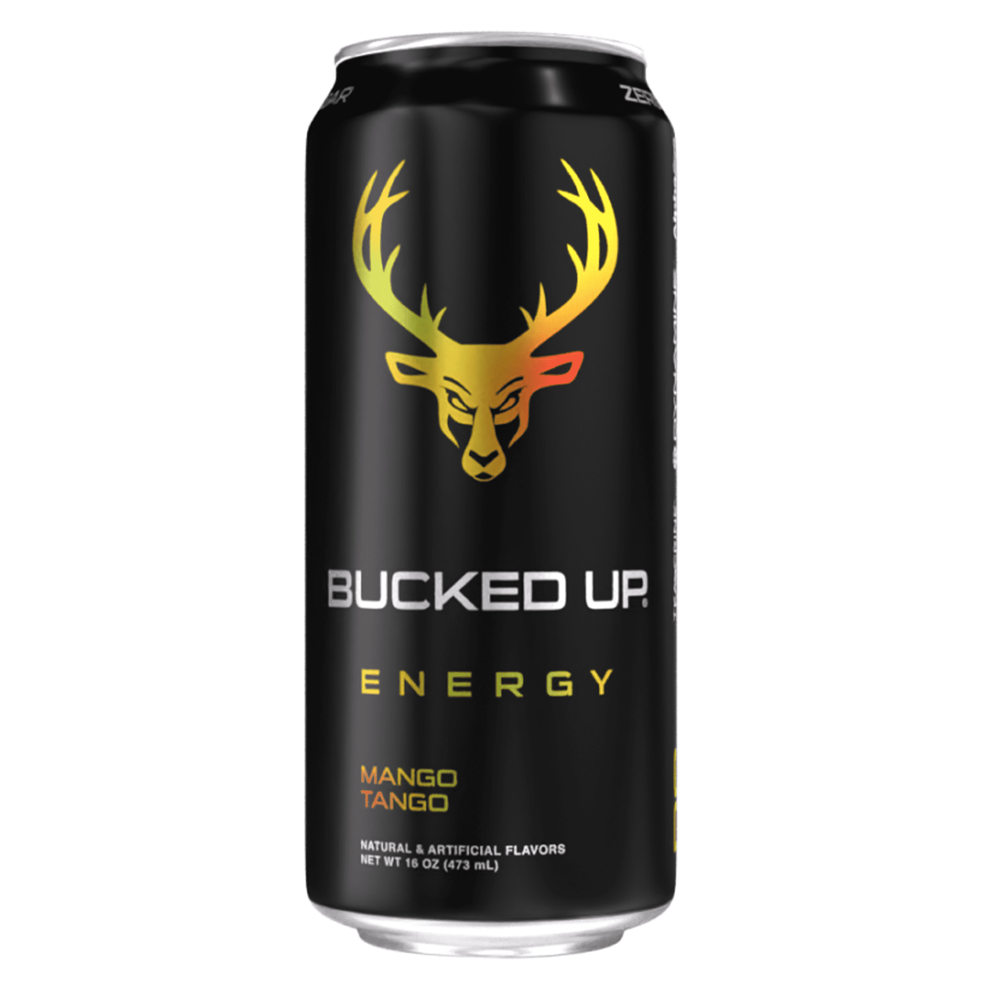 Bucked Up Energy Drink, Mango Tango, 300mg Caffeine, 16 fl oz, 1 Can