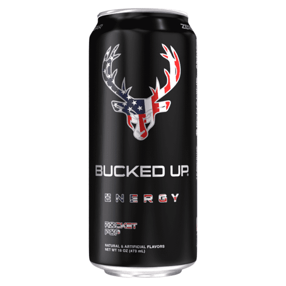 Bucked Up Energy Drink, Rocket Pop, 300mg Caffeine, 16 fl oz, 1 Can